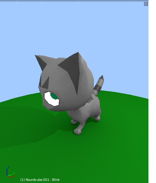Stripe the Cat Rigged preview image 4